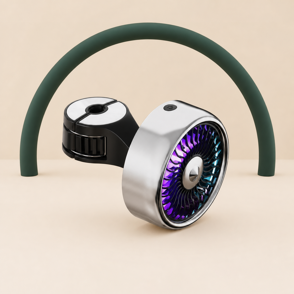 USB-autoventilator met haak voor de achterbank