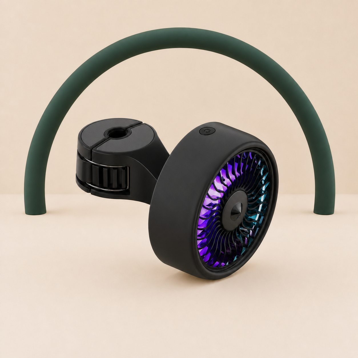 USB-autoventilator met haak voor de achterbank